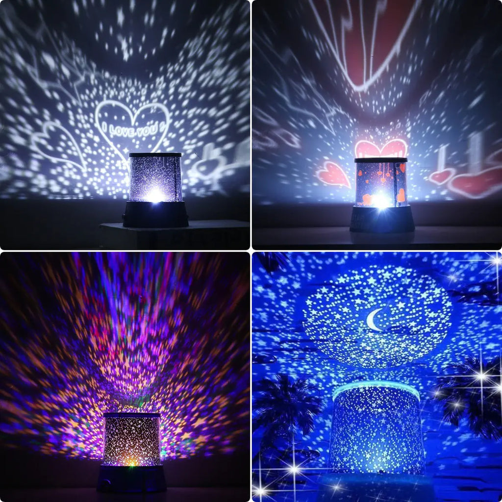Dreamy Starry Sky Projector LED Night Light (USB)